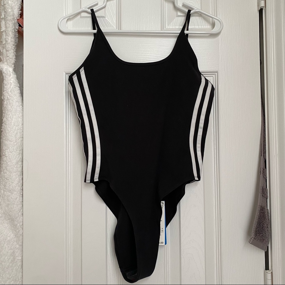 Adidas originals black bodysuit